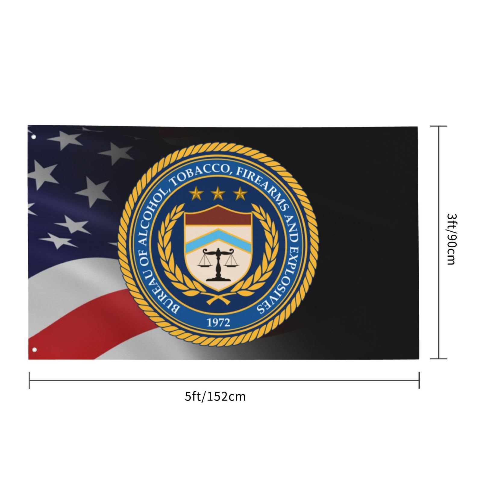 bureau of alcohol tobacco firearms Amazon.com : Us Bureau Of Alcohol Tobacco And Firearms Atf 3x5 Flag  Single-Sided Outdoor Indoor Banner Decor : Patio, Lawn & Garden