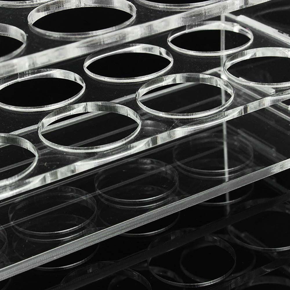 8 Holes Plastic Test Tube Rack Testing Tubes Holder Lab Test Tube
