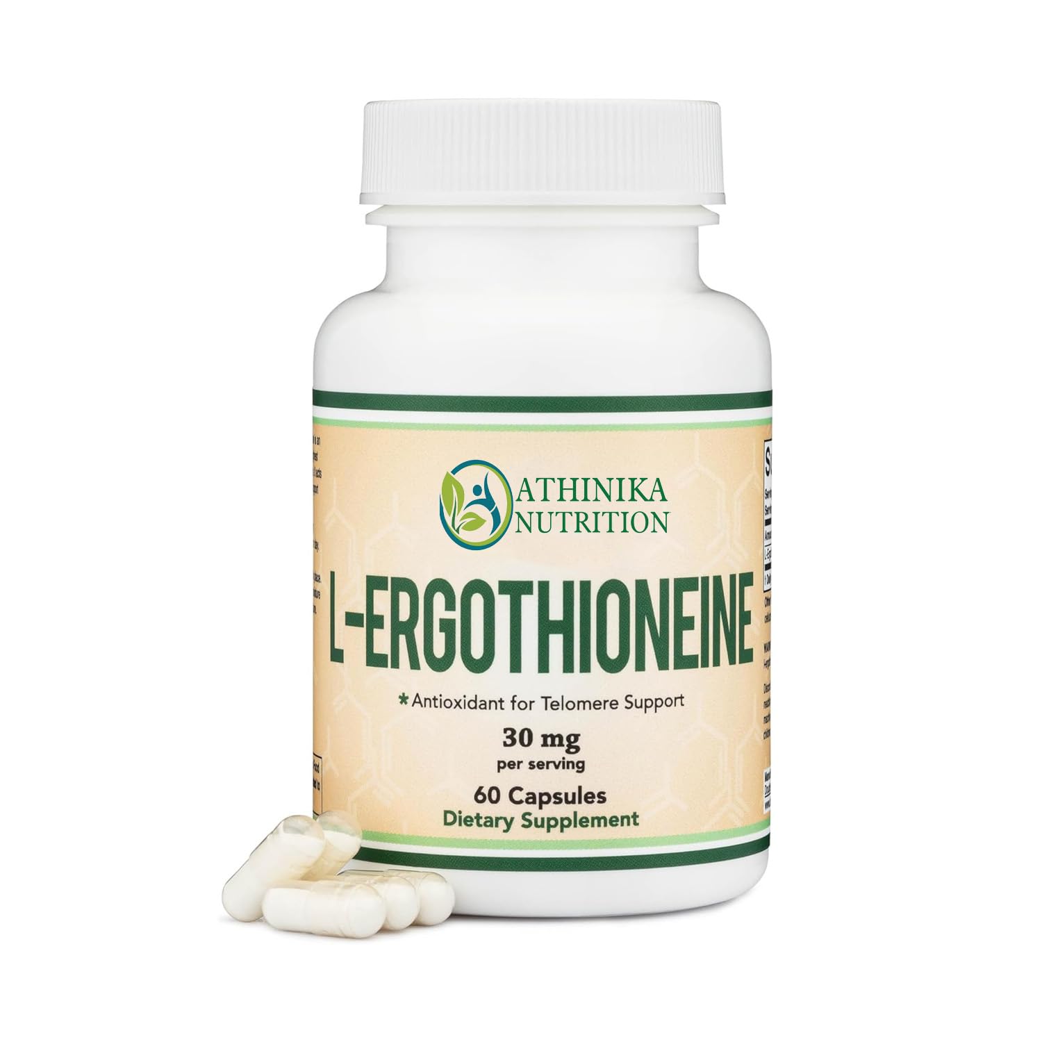 Ergothioneine Supplement (EGT) 30mg of Pure, Plant-Based L-Ergothioneine Per Capsule, 60 Count (May Support Longevity and Healthy Aging) Non-GMO, Gluten Free, Vegan Safe-image-43