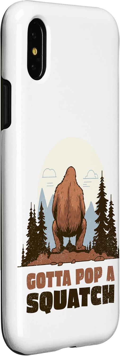 Funda divertida para iPhone 13 Pro Max Bigfoot Gotta Pop A Squatch ...