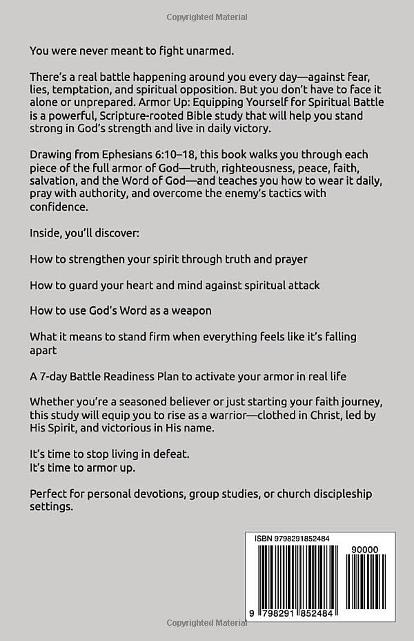 Bible Study Book Armor Up: Equipping Yourself for Spiritual Battle (Spiritual Warfare & Victory: Winning Life’s Battles through Faith) - Image 2