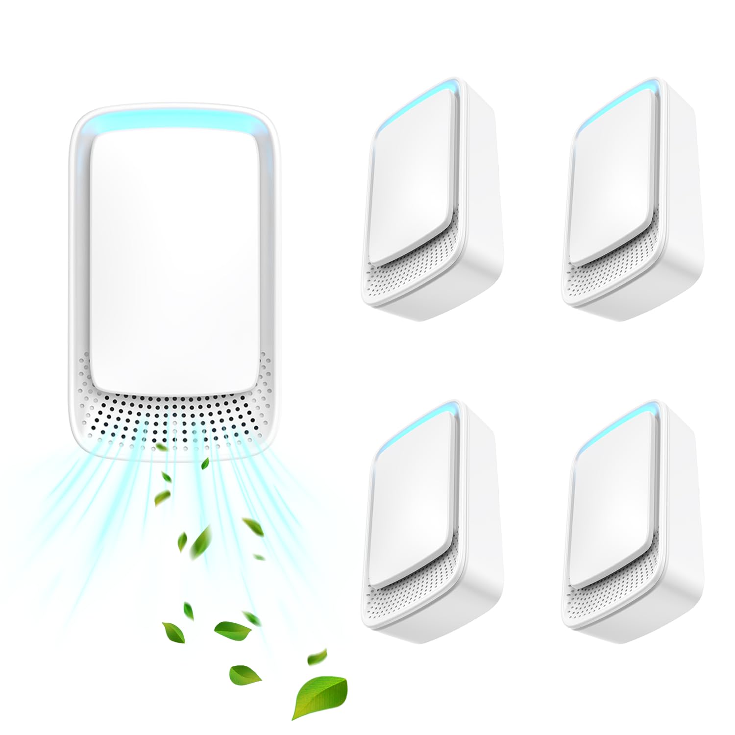 Air Purifier for Bedroom,Plug In Air Ionizers, Negative Ion Technology Air Purifier for Home, Office, Garage Room, Portable Air Purifiers,Pets Smell - Air Cleaner(4 Pack)