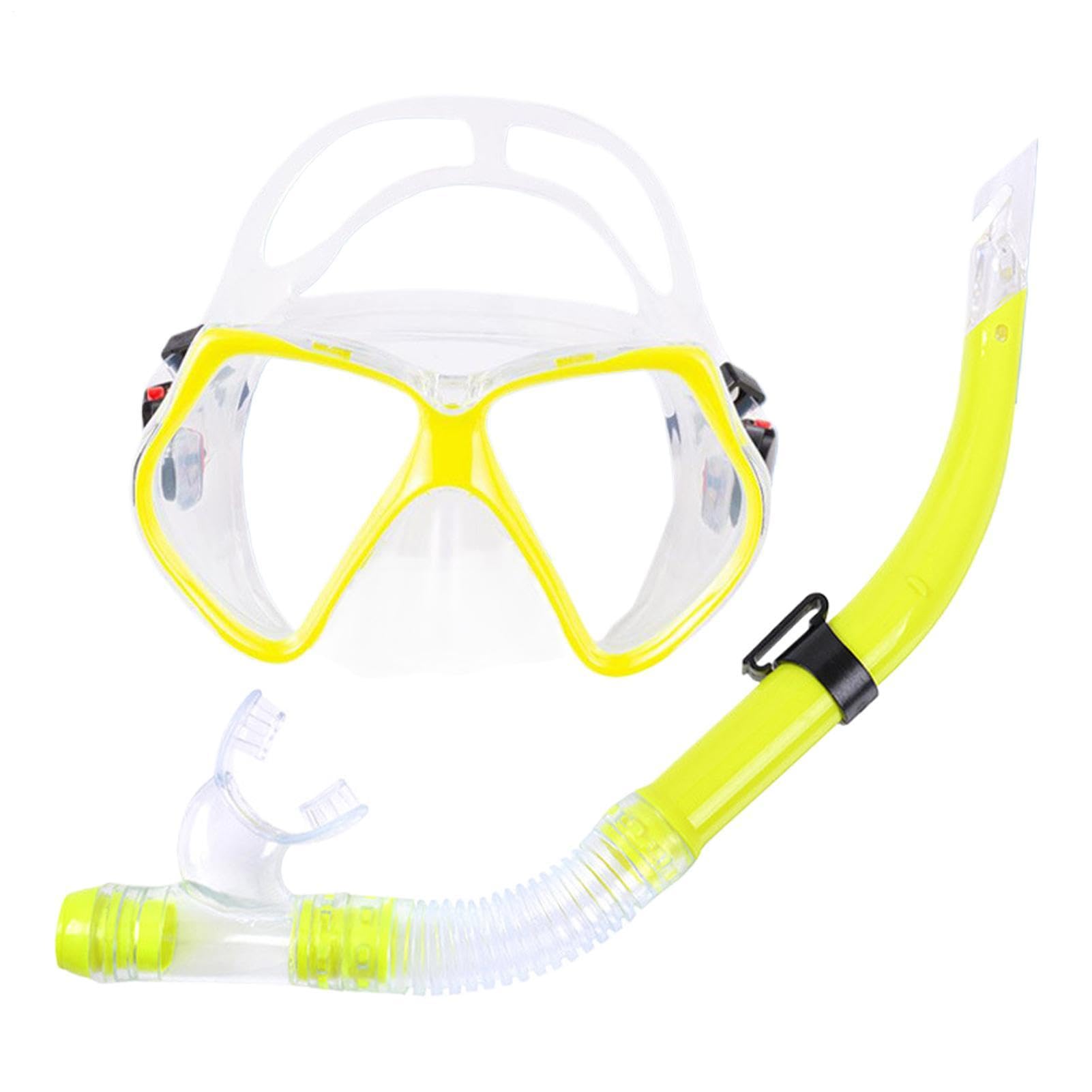 Set Snorkel para Niños Ajustable Antifugas Visión Panorámica | Gafas snorkel y equipo natación viaje Para Hombres, Mujeres, Jóvenes, Niños, Viajes al Aire Libre, Playa, Mar, Verano, y