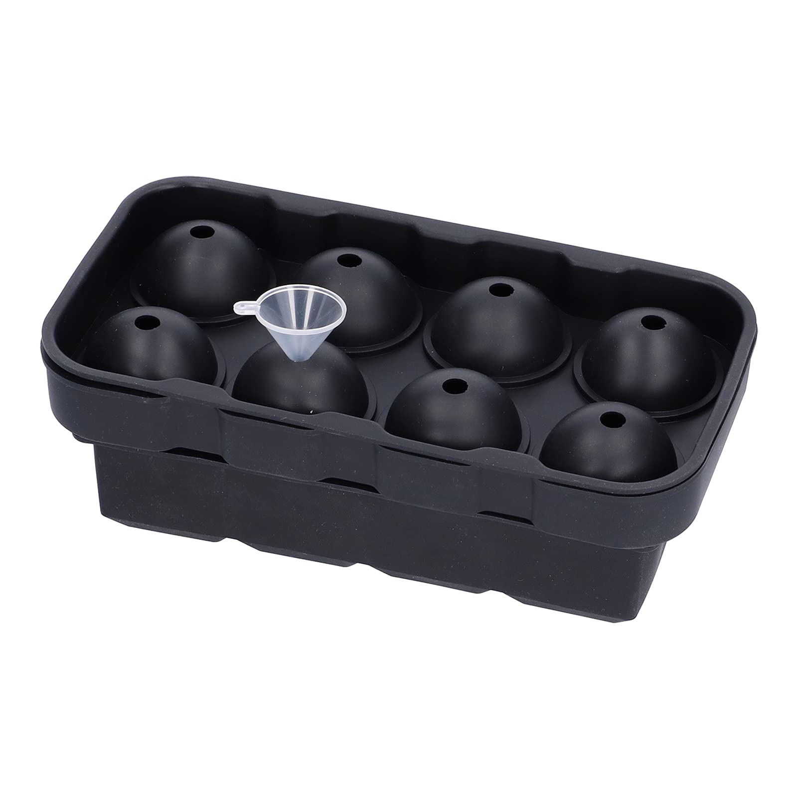 Ice Cubes Mold, Easy to Clean Ice Mould 2PCS 8 Grid with Funnel for Restaurants for Parties for Board