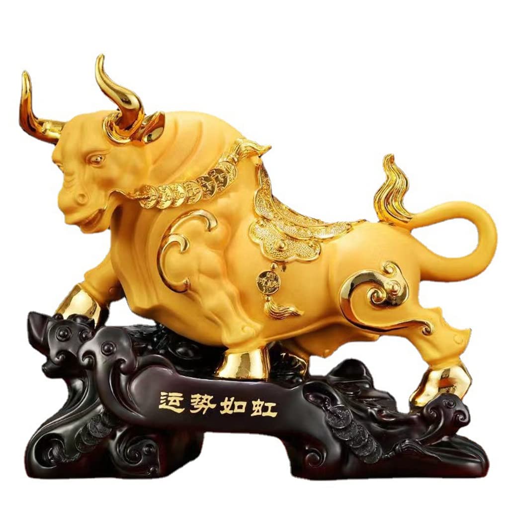 牛の置物 牛の置物 窯変陶器 牛気冲天 風水グッズ : 中国貿易公司ctc