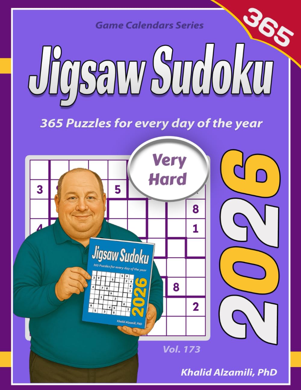 2026 Jigsaw Sudoku: 365 Very Hard (9x9) Puzzles for Every Day of the Year (Game Calendars Series)