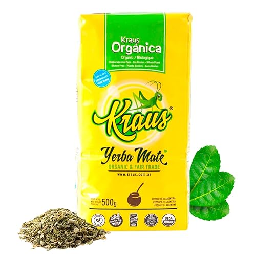 KRAUS Organic Yerba Mate Tradicional Hoja y Tallo 1764oz 11 lb