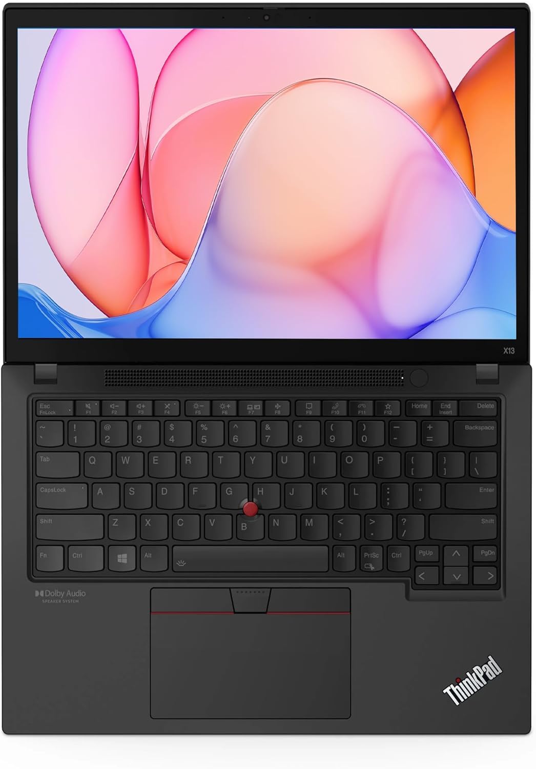 Lenovo Thinkpad X13 Ordinateur portable professionnel, ordinateur 13,3", Intel Core i7-10510U, SSD 256 Go, RAM 8 Go, clavier Qwerty américain, Windows 11 Pro (renouvelé)