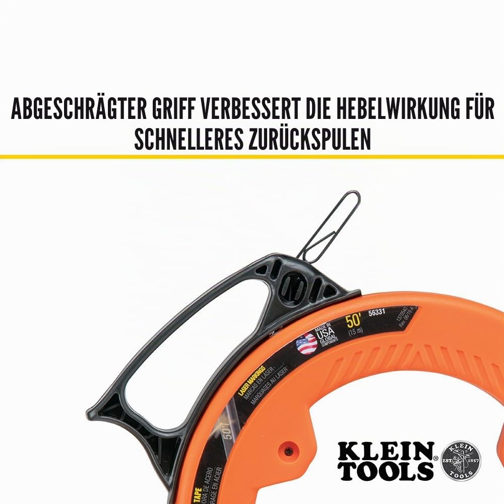 KLEIN TOOLS Stahleinziehband, 15,2 m x 0,3 cm