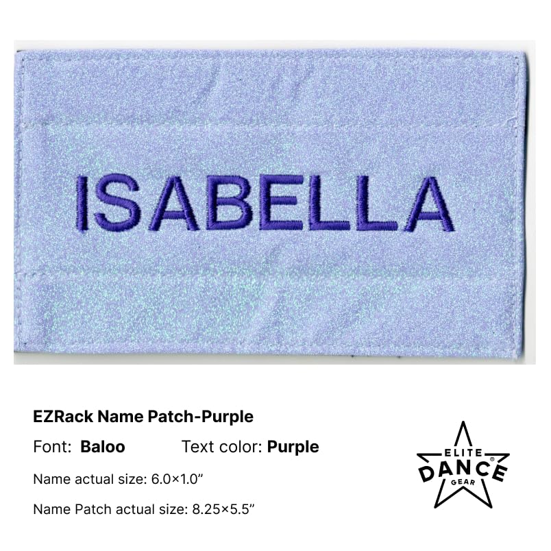 Customized Name Patch for Elite Dance Gear 20 Inch Dance Duffel Bag3