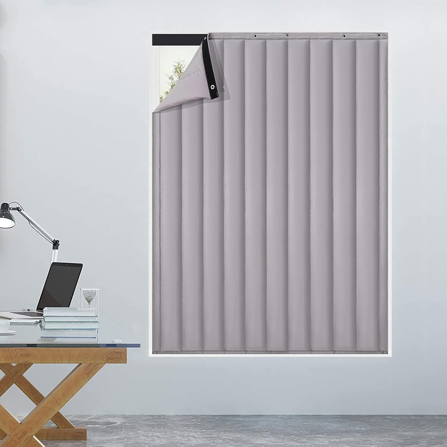 Insonorizzato Isolato Termico Oscurante Trattamento Della Finestra Resistente Tenda per Divisorio Antivento Impermeabile Copertura Della Porta