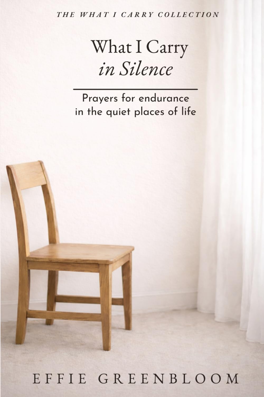 What I Carry In Silence: Prayers for endurance in the quiet places of life (The What I Carry Collections›)