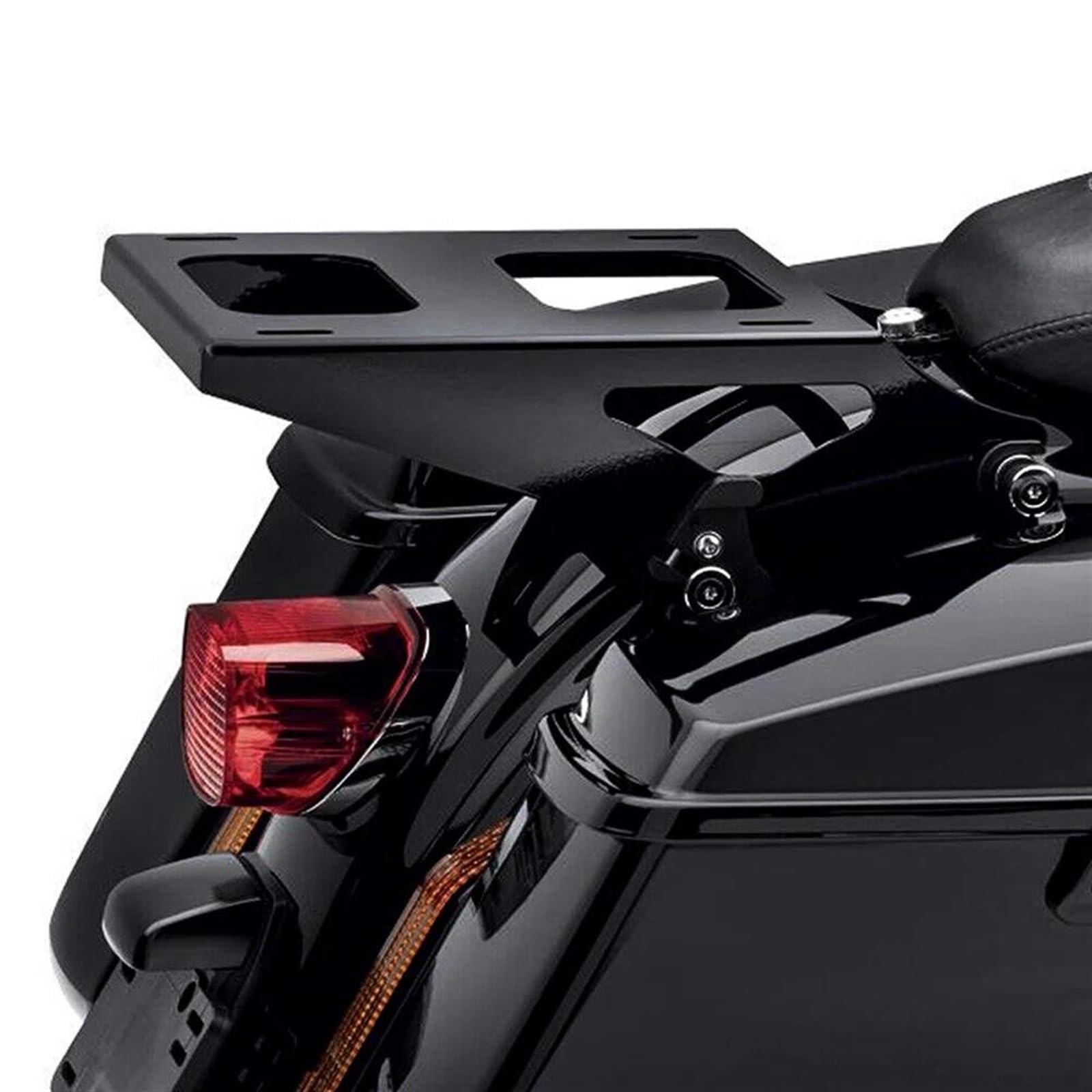 Support De Montage Coffre Amovible pour Deux Personnes pour Harley Touring Tour Pak Pack 2014 2015 2016 2017 2018 2019 2020 2021 2022 2023