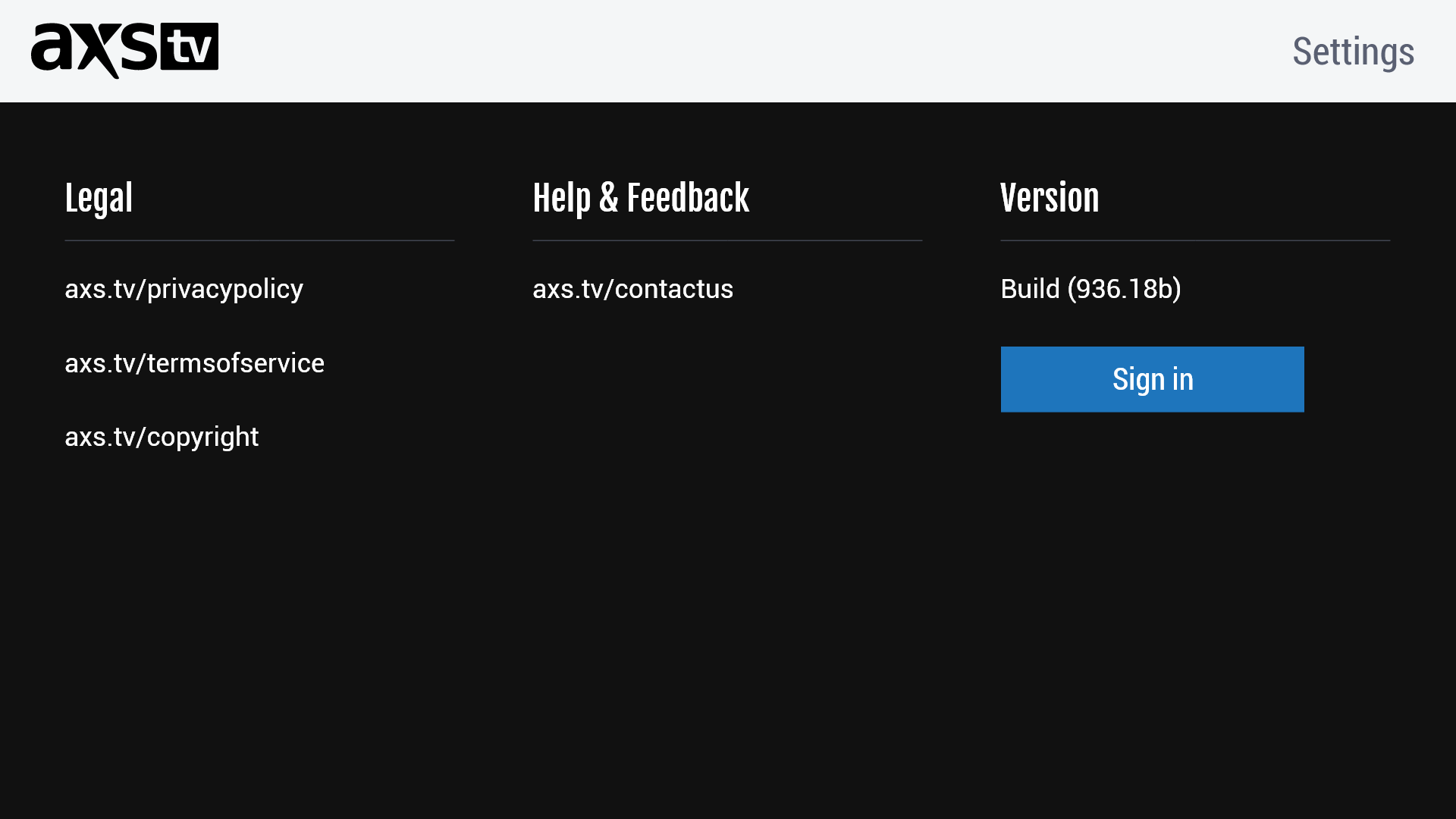 AXS TVAmazon.caAppstore for Android