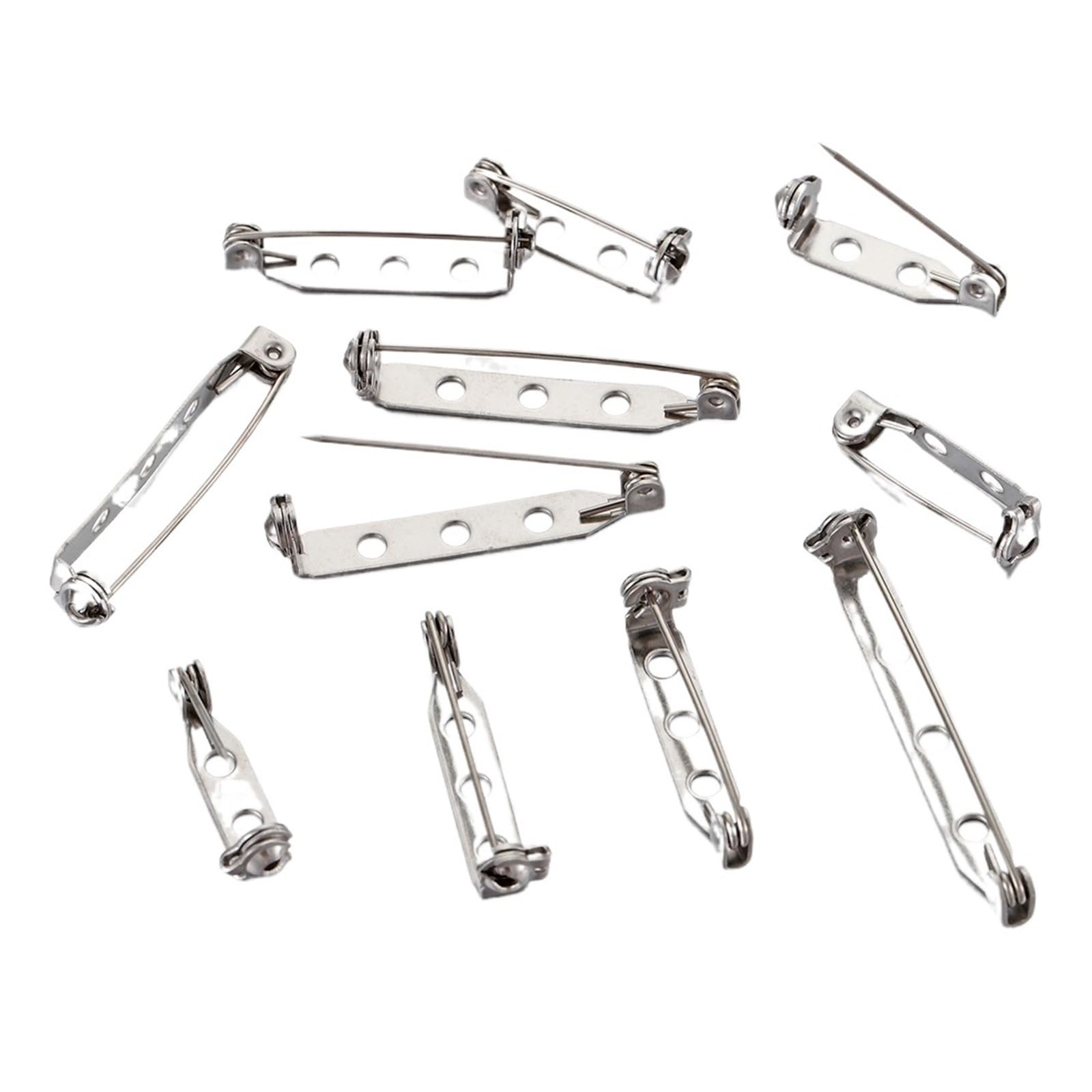 Fermoirs de broche magnétiques en acier inoxydable 40mm pour la création de bijoux DIY
