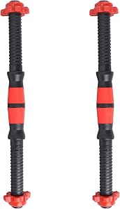 2pcs Dumbbell Bars Adjustable Dumbbell Handle Bars Weightlifting Accessories for Training Sport Workout Gym