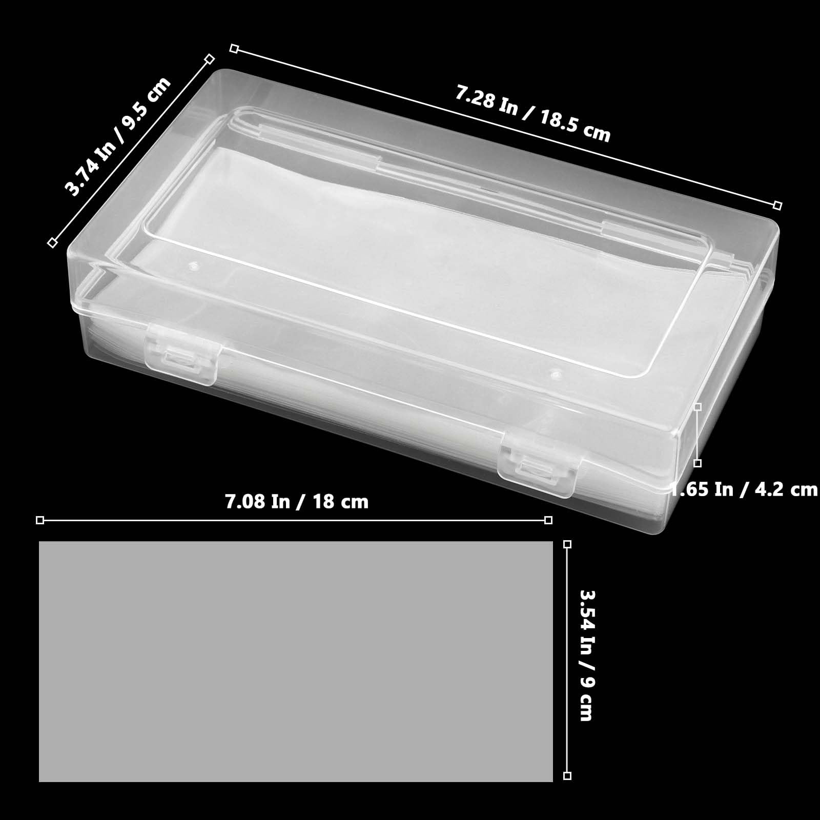 Amazon.co.jp: MUKLEI 600ピース ドル札ホルダー 収納ケース付き 7.3×3.7×1.7インチ 通貨スリーブ 紙幣ホルダー  紙幣プロテクタースリーブ コレクター用 : ホビー