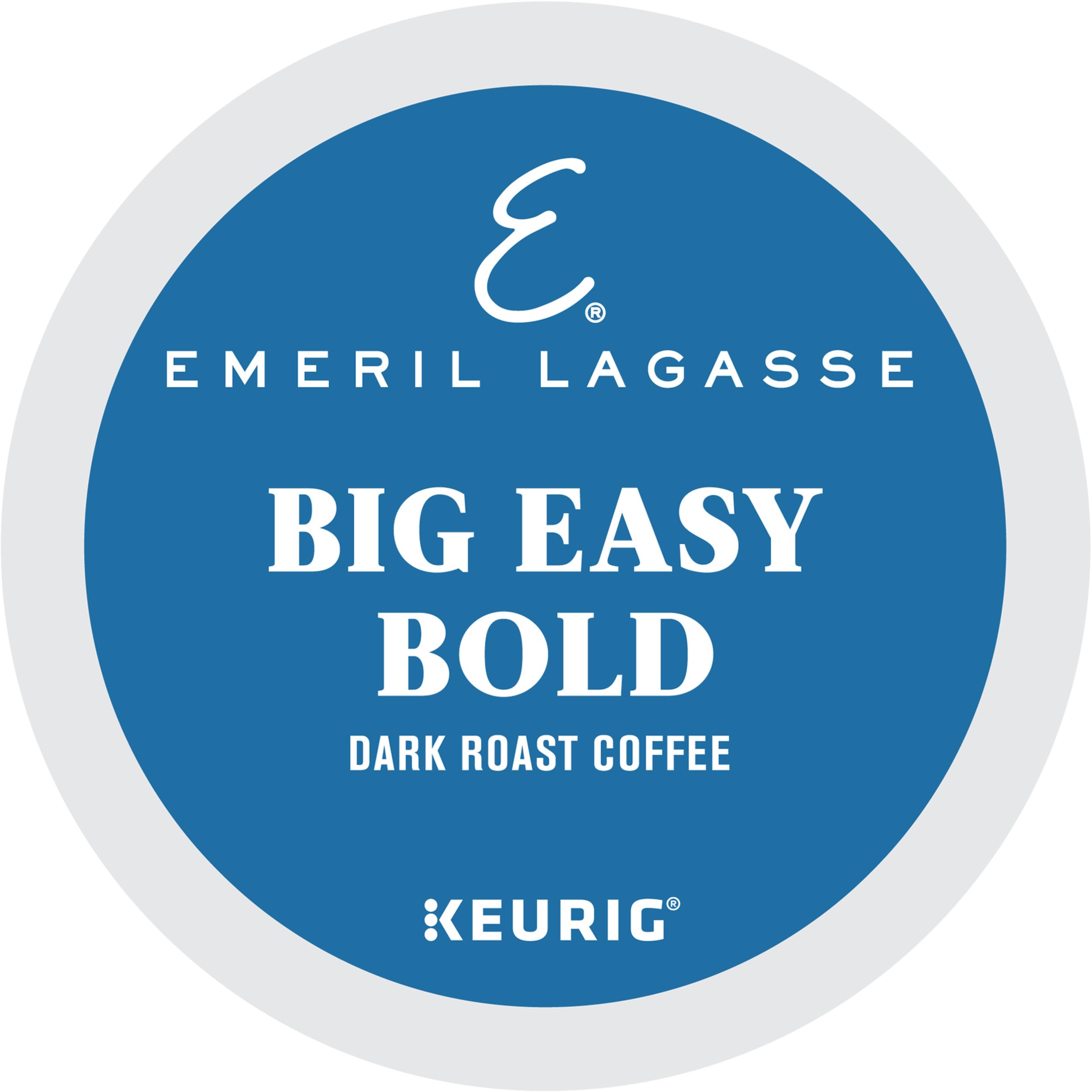 Emeril Big Easy Bold Coffee, Keurig Single-Serve K-Cup Pods, Dark Roast Coffee, 96 Count