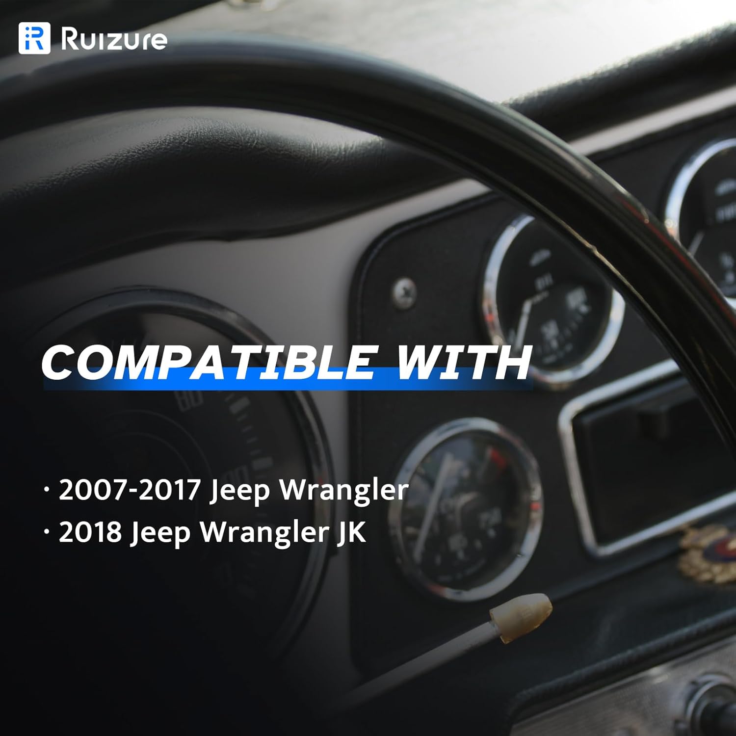 Front ABS Wheel Speed Sensor Left Right fit for Jeep Wrangler 2007 2008 2009 2010 2011 2012 2013 2014 2015 2016 2017, Driver Passenger Side, ALS1918 68003281AC 68003281AA, 2pcs