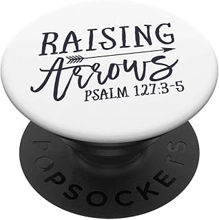 Raising Arrows Cute Christian Inspirational Funny White Gift PopSockets PopGrip: Swappable Grip for Phones & Tablets