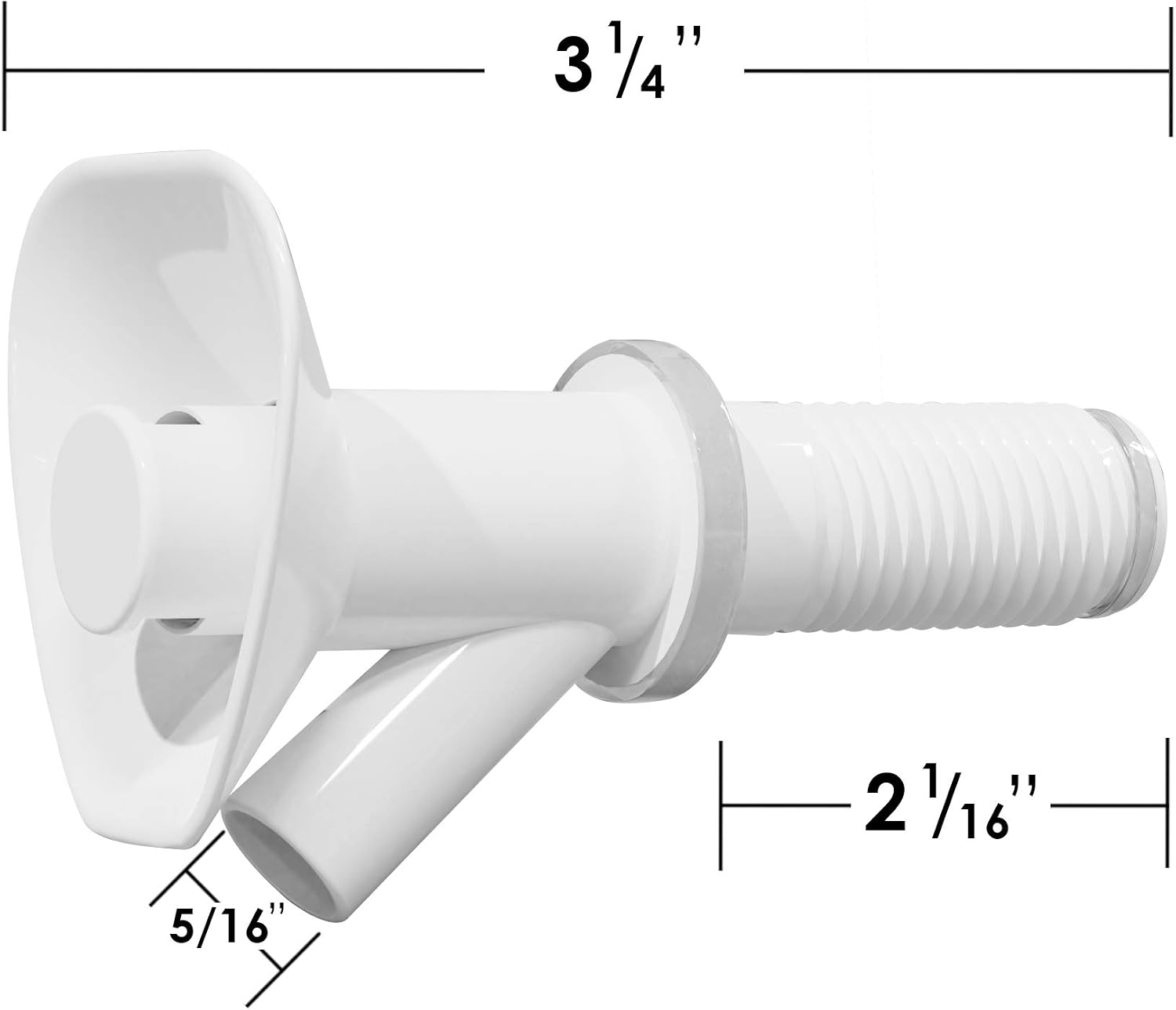 Cooler Water Spigot Compatible with Rubbermaid Gott Cooler Valve (Pack of 2)