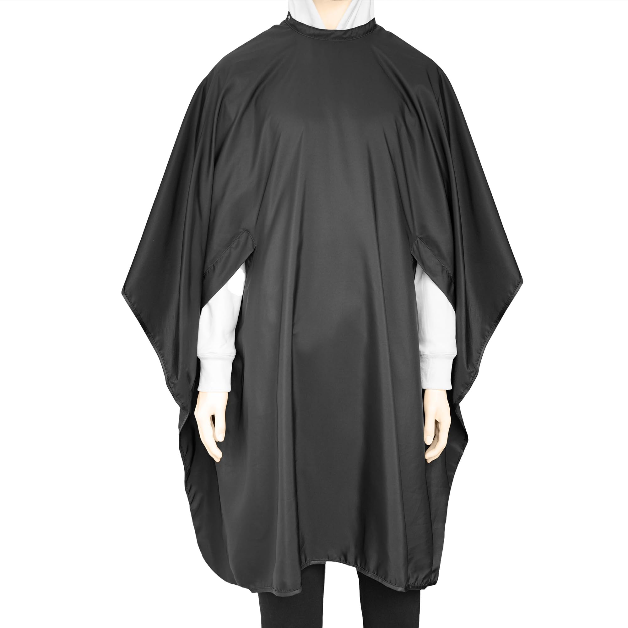 Waterproof Hairdresser Cutting Cape Lightweight with Two Slots Salon Cape Adjustable Neck Part for Adults and Youth