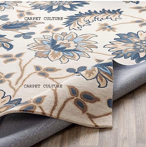Image of Carpet Mahal Handmade Handwoven Tufted Made of 100% Soft Blended Wool Export Quality Carpets with 1 Inch Thickness (12x18 Feet) Color Multi