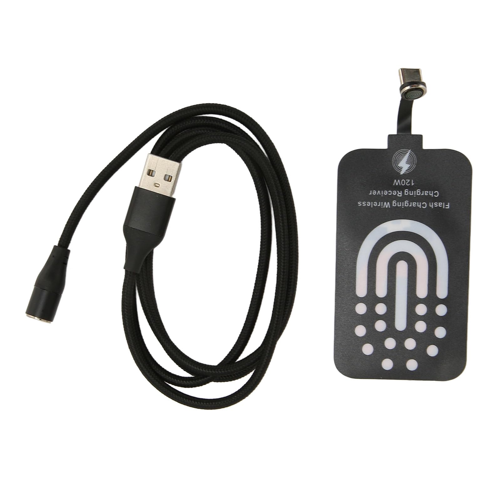 USB C Wireless Ladeempfänger - Magnetischer Ladepatch Für Typ C Geräte