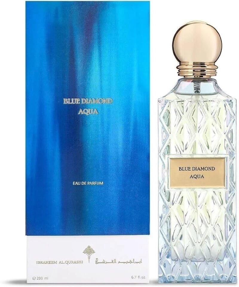IBRAHEEM AL QURASHI BLUE DIAMOND AQUA 150ML EDP | UNISEX LUXURY PERFUME | IBRAQ
