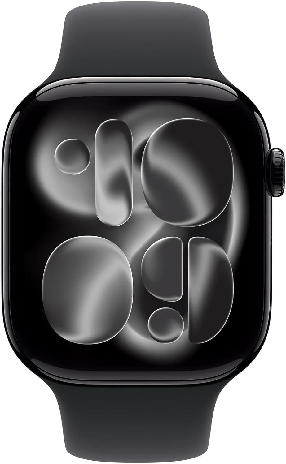 Apple Watch Series 11 [GPS+Cellular, 46mm] - Jet Black Aluminium Case with Black Sport Band, M/L (Renewed Premium)