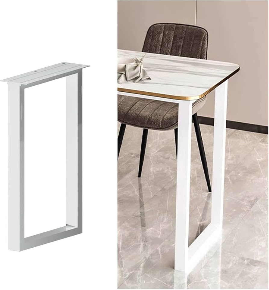 Amazon.co.jp: 長方形のテーブル脚、金属鉄脚、DIY 家具の足、高さ62