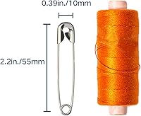 Vista 3 de vrupin 300 PIEZAS de alfileres de seguridad, 5,6 cm/2,1 pulgadas, níquel, plateado, metal, a granel, pequeños, multiusos, extra fuertes, de uso