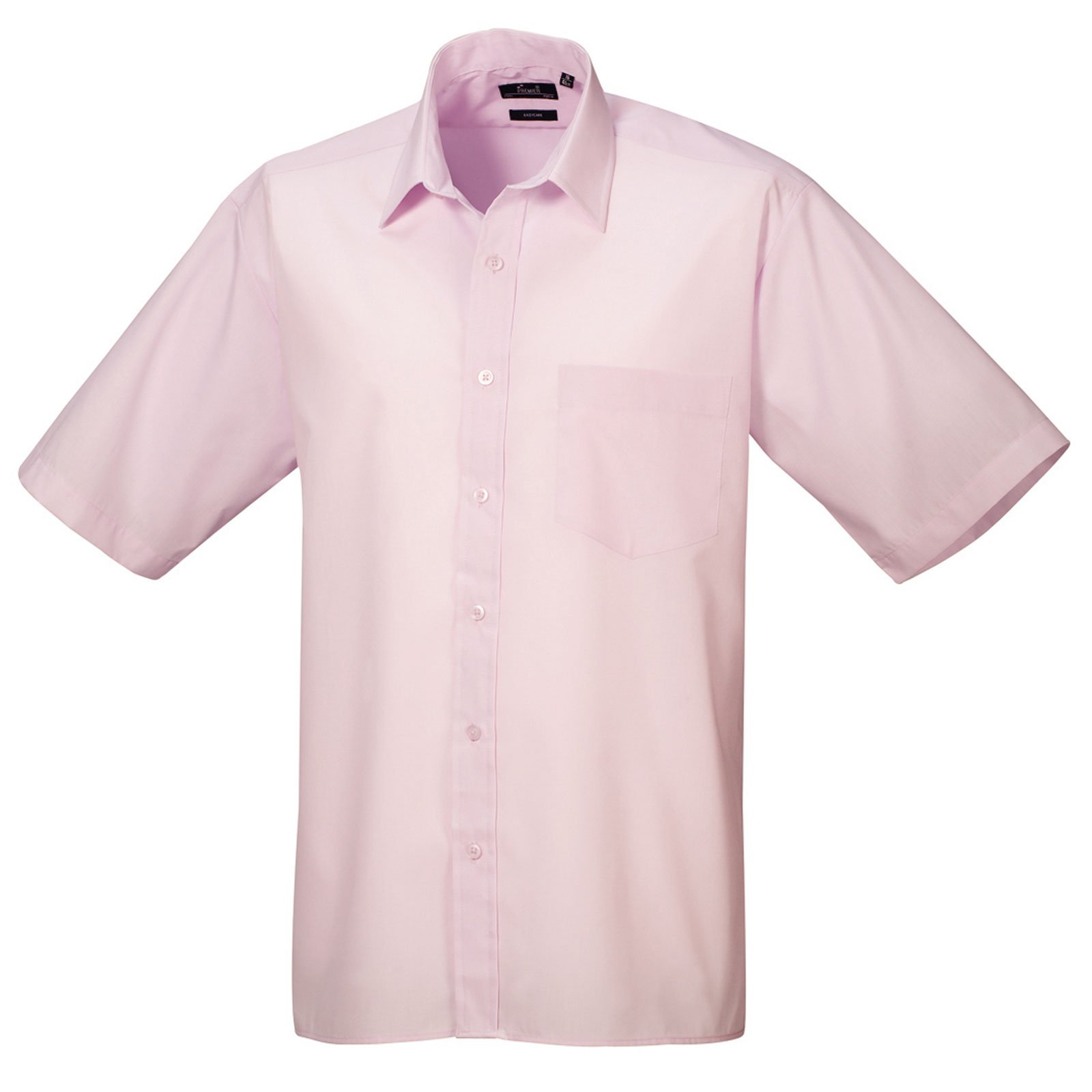 Short Sleeve Poplin Shirt Pink 16