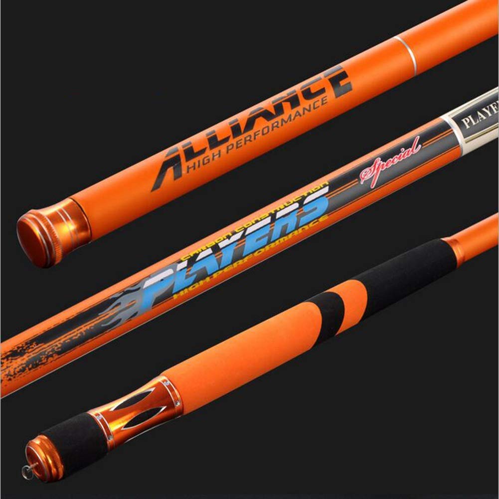 Amazon | 回転釣り竿3.6-6.3m、炭素繊維伸縮釣りポールウルトラライト