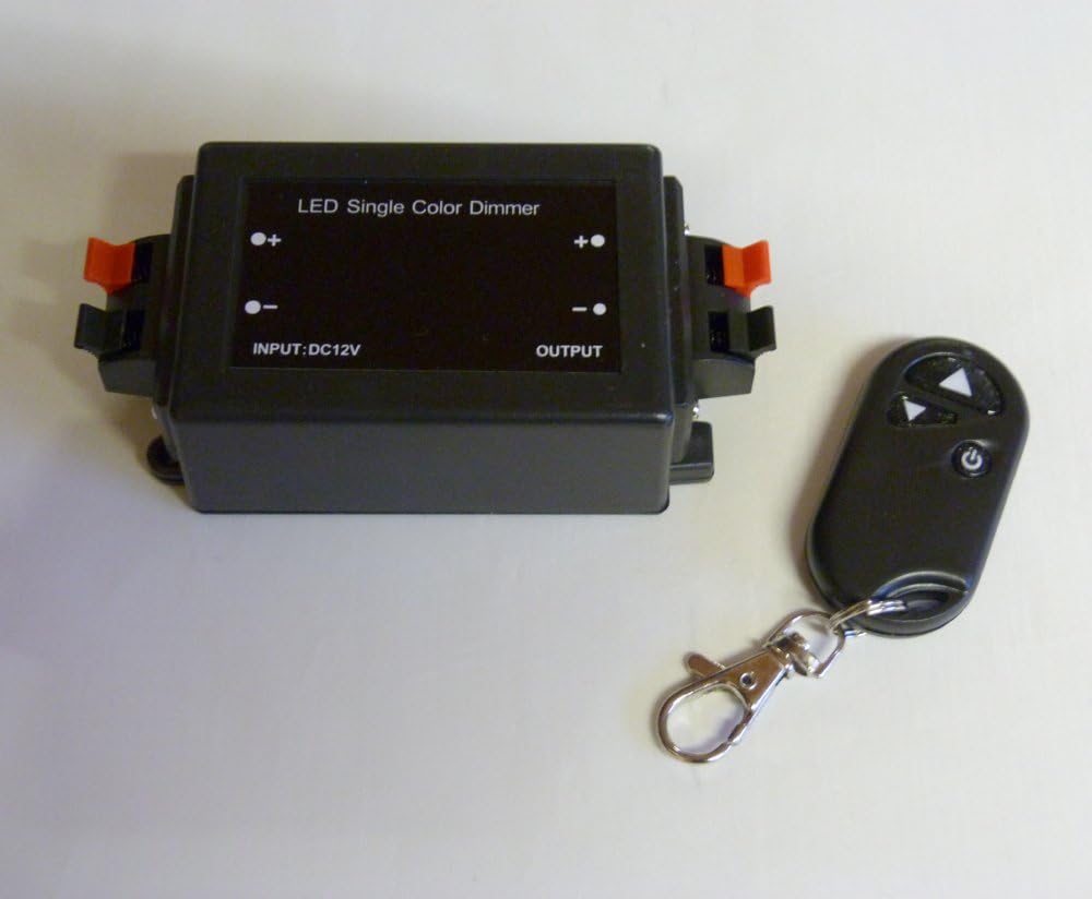 LEDER® LED Strip Light DIMMER Unit with Wireless Controller ** Simple Solution for Making LED Strips DIMMABLE **
