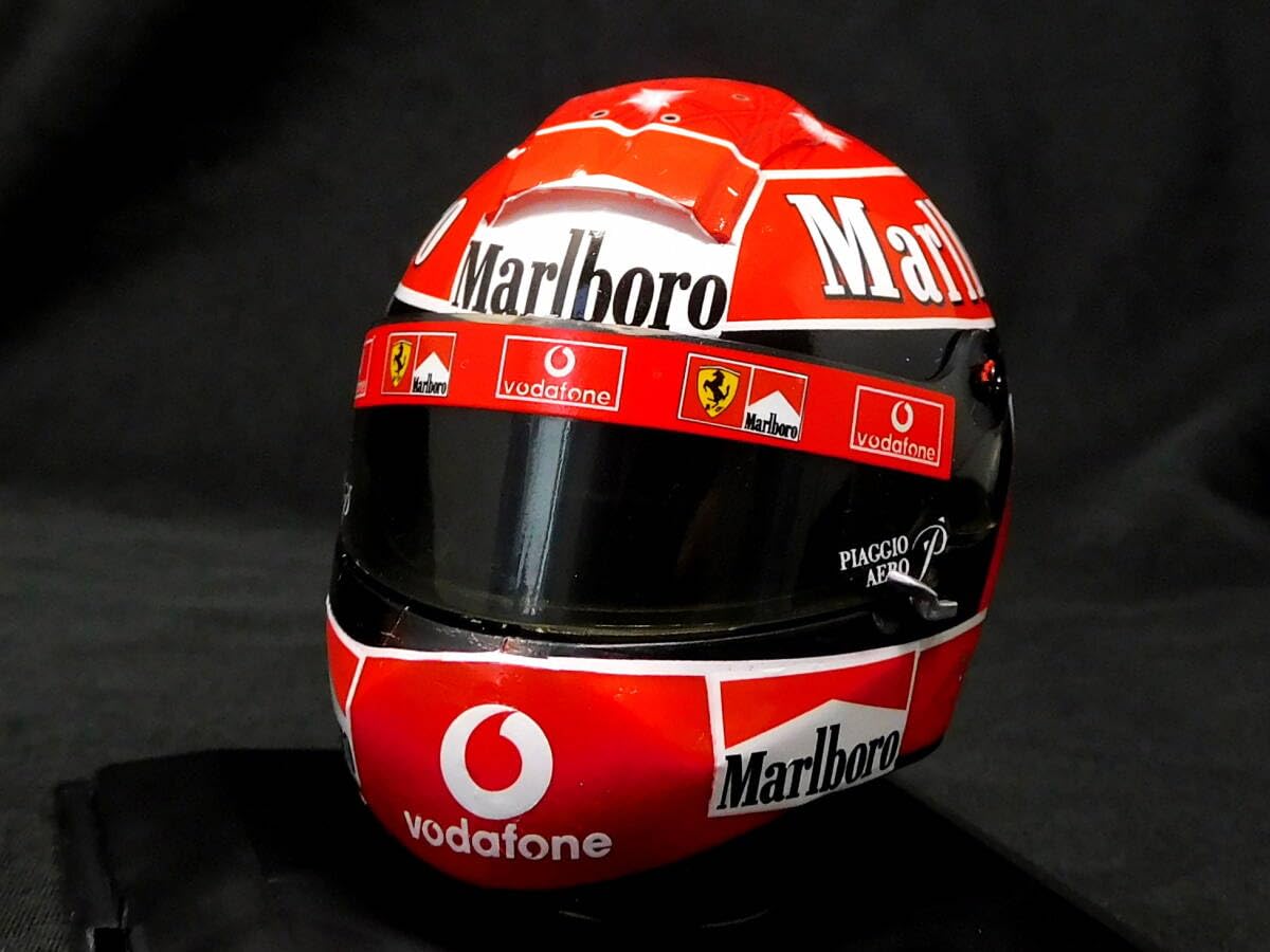 Amazon.co.jp: 1/5 ヘルメット 2004 M.シューマッハ マルボロ仕様