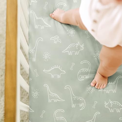 Vista 136 de GRSSDER Juego de 2 sábanas elásticas ultra suaves para moisés, ajuste universal para moisés, cesta de moisés, colchón rectangular ovalado, seguro