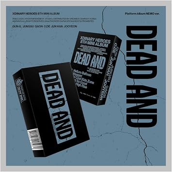 Xdinary Heroes DEAD AND 8th Mini Album NEMO Version Lenticular Qrcard+ID Photo+PhotoCard+Message Card+Tracking XH
