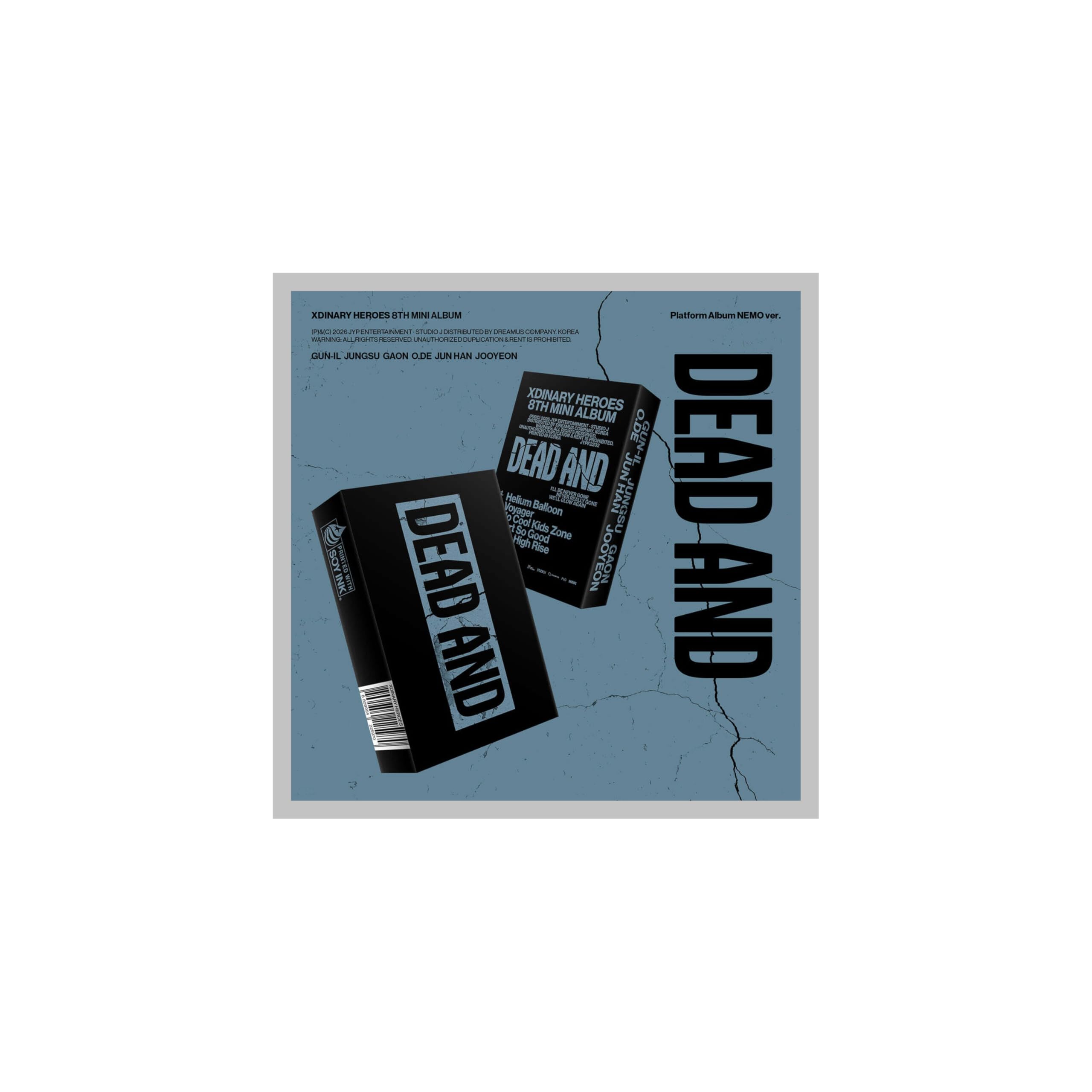 NEMO Version) Xdinary Heroes DEAD AND 8th Mini Album with Tracking