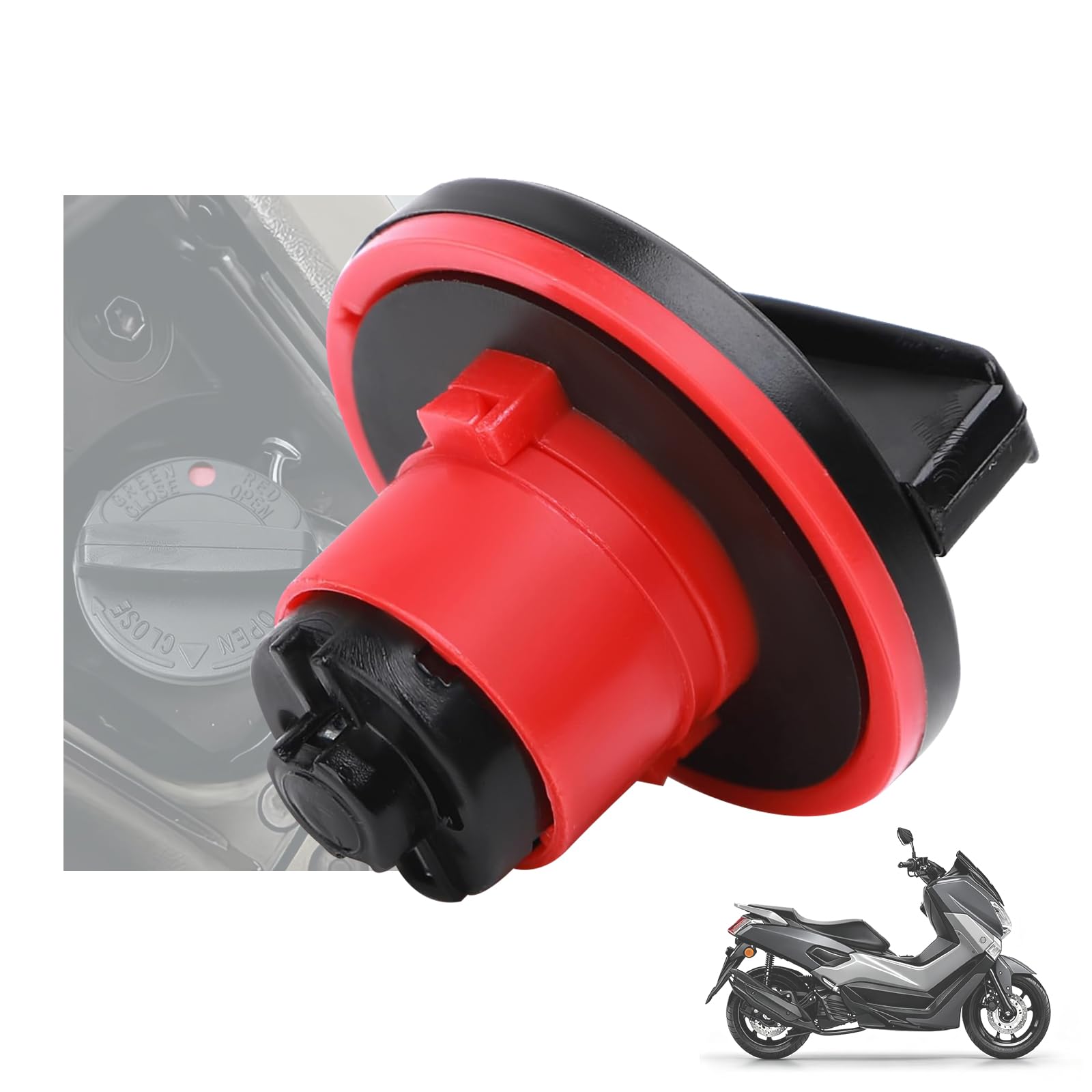 Amazon.com: Mokuo Motorcycle Fuel Tank Gas Cap for Yamaha NMAX 155