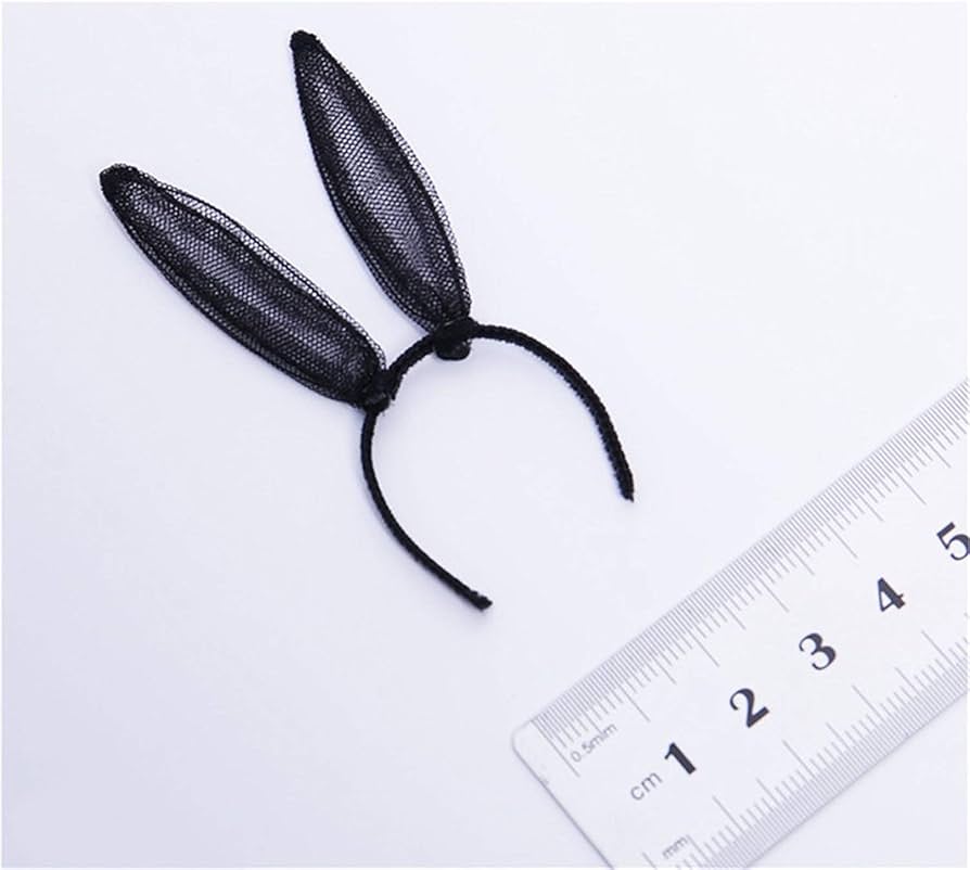 Amazon | 1/6 1:6 スケール うさぎの耳 レース 耳 うさ耳 女子