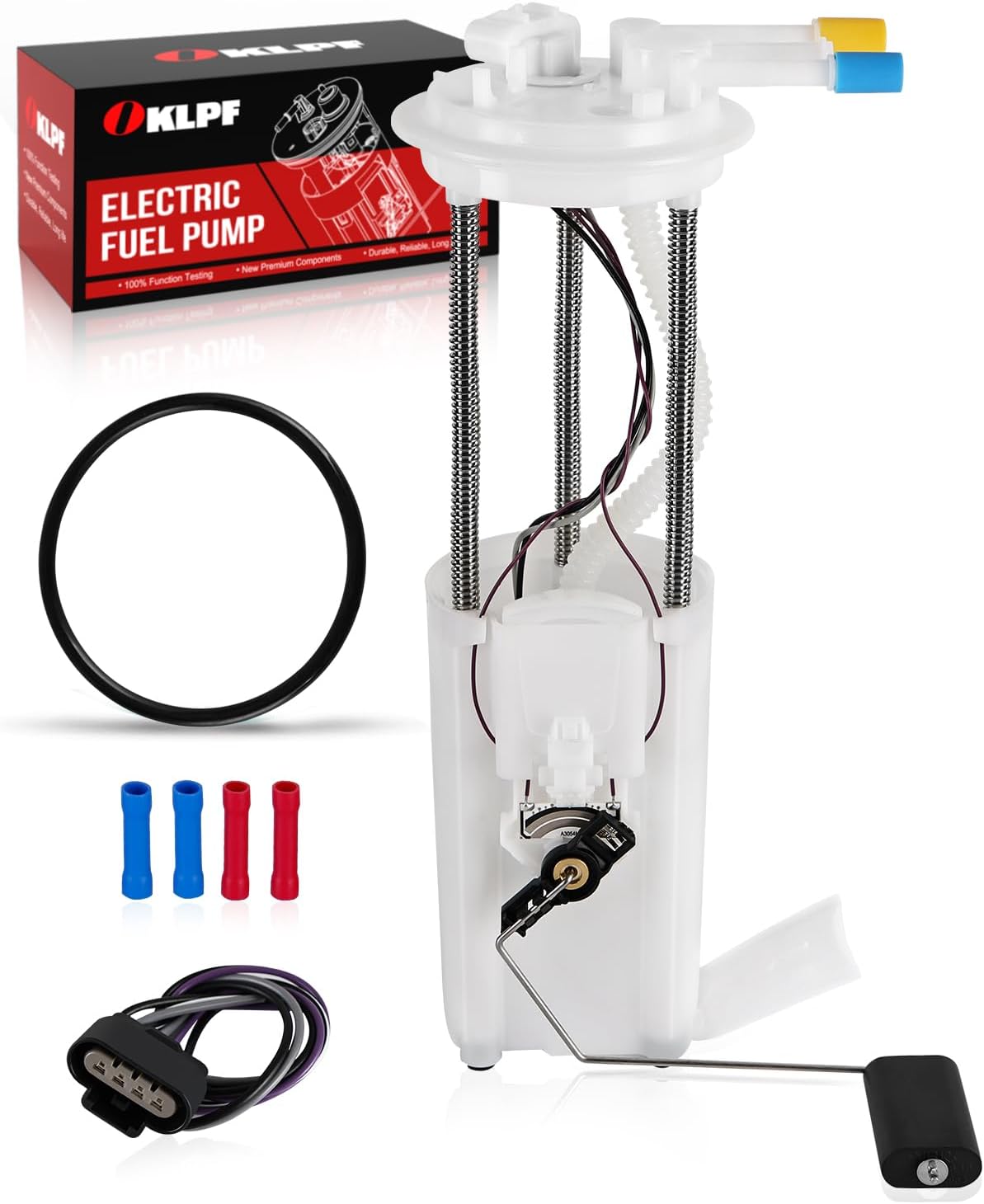 OKLPF Electric Fuel Pump Module Assembly Compatible With 1997 1998 1999 2000 2001 2002 Chevy Express 1500 2500 3500,1997-2002 GMC Savana 1500 2500 3500 V6 4.3L V8 5.0L 5.7L 8.1L,Replace E3966M