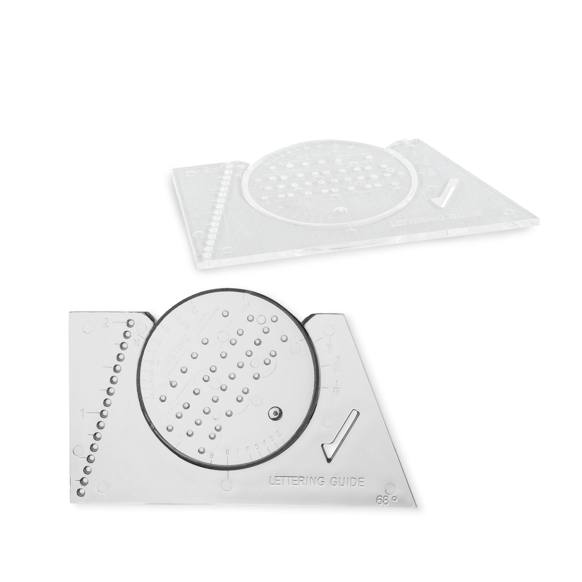 Snapklik.com : 2 Pack , Ames Lettering Guide For Lettering, Writing ...