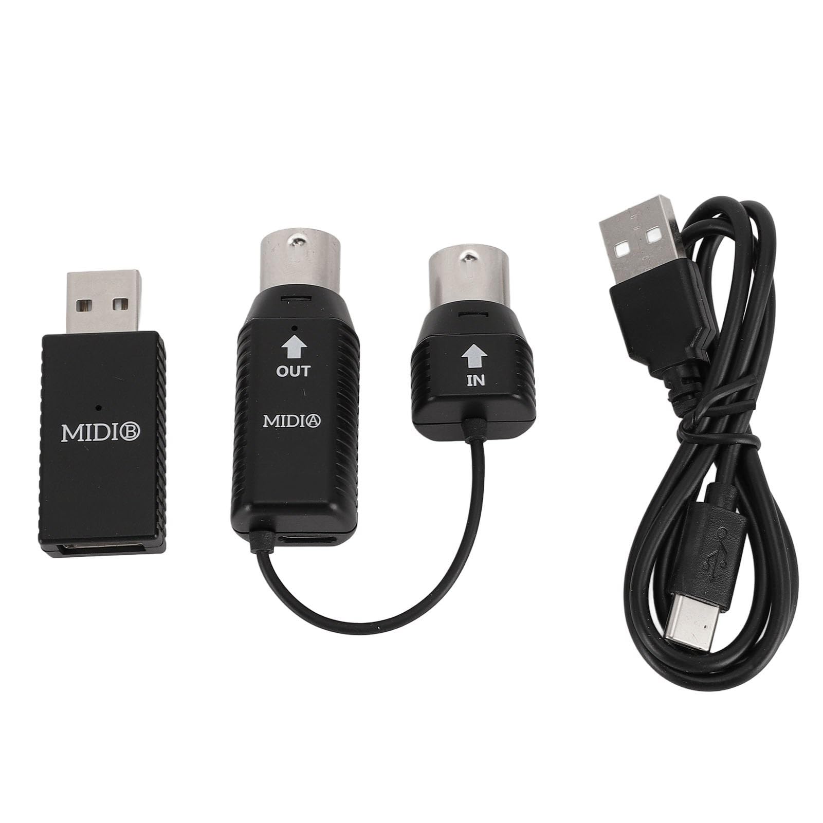 Adaptador Midi Inalámbrico con Baja Latencia para el Controlador Midi de Conectividad sin Costuras USB a Device para OS X y XP con Configuración Fácil