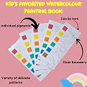SNAPTRON DIY Return Gifts for Kids Birthday - 12Pcs Water Paint Book with Brush, Return Gifts for Kids, Coloring Books with Water Paint Color in Each Sheet, DIY Drawing Book, Best Return Gifts gallery image