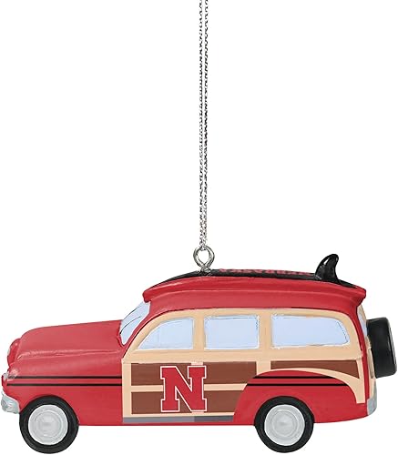 Miniatura 2 de FOCO NCAA Unisex-Adult NCAA College Team Logo Holiday Tree Station Wagon Ornament