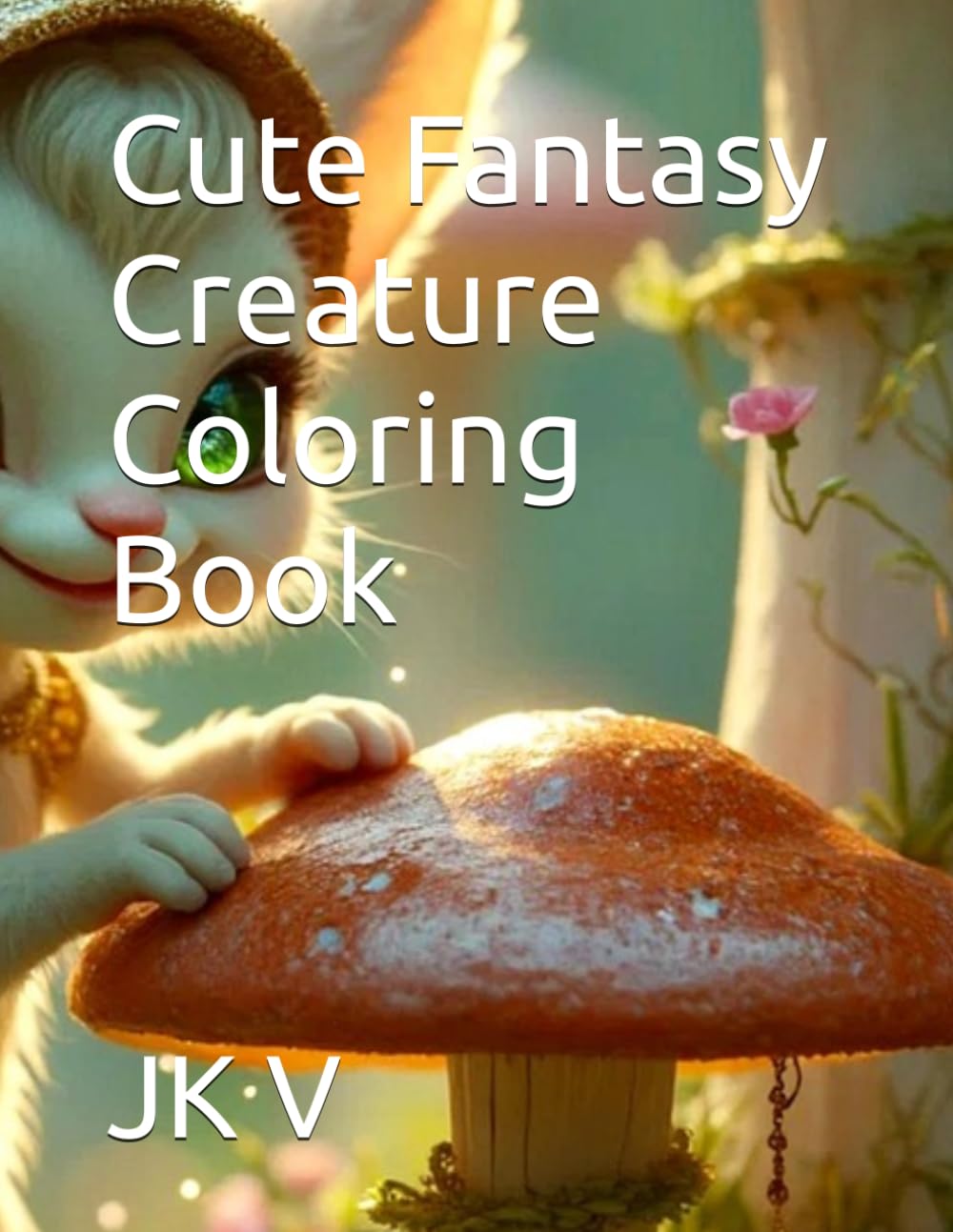 Cute Fantasy Creature Coloring Book