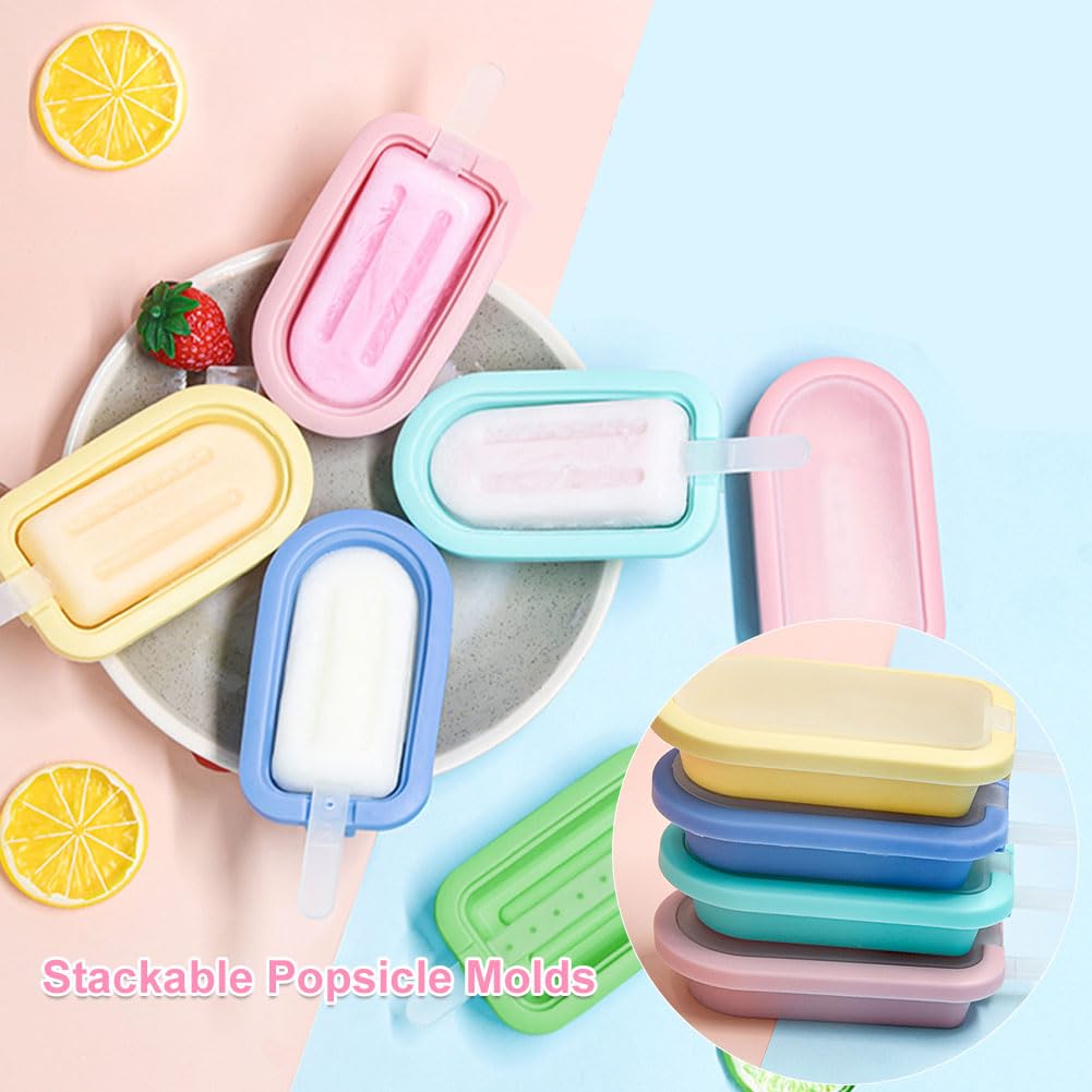 Stampo per gelato per bambini - 6 stampi per gelato in silicone con bastoncini - Stampi per ghiaccioli riutilizzabili - Per lecca-lecca fai da te per | Leroy Merlin