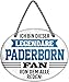 schilderkreis24 – Blechschild Lustiger Spruch Deko Artikel Sport Verein Geschenkidee Männer Club Fußball Fan 18x14 cm (Ich bin dieser legendäre Paderborn Fan)