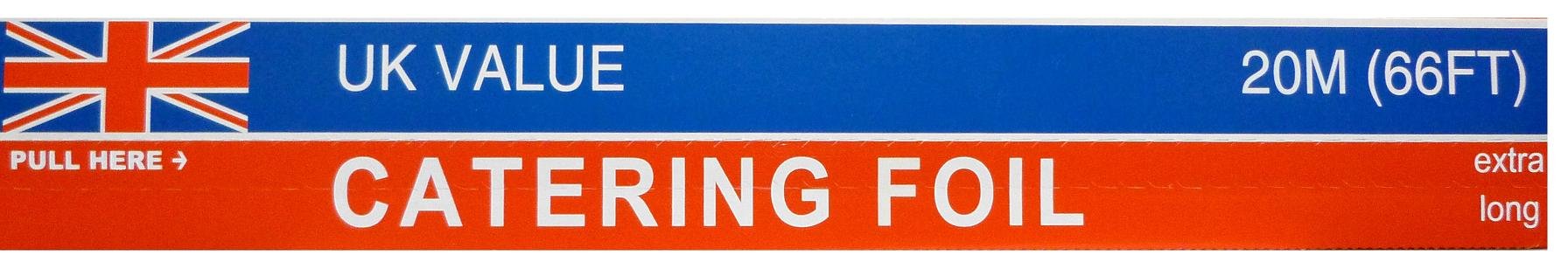 forestfox Aluminium Catering Tin Foil. Kitchen & Professional UK Value. Five Rolls of 20m x 45cm